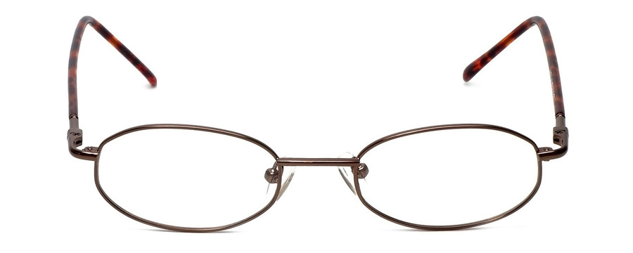 FlexPlus Collection Designer Reading Glasses Model 89 in Brown-Satin 46mm