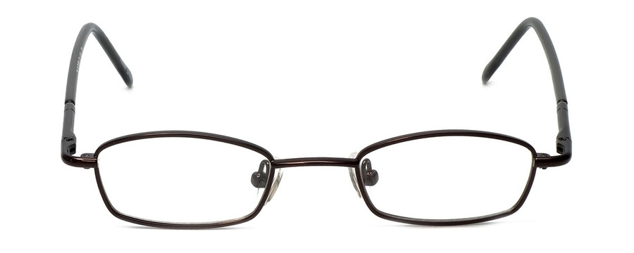 Flex Plus by Vivid Designer Reading Glasses Model 109 in Shiny-Brown 41mm