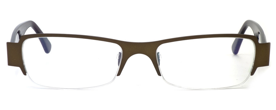 Harry Lary's French Optical Eyewear Negativy Eyeglasses in Bronze (C52) :: Custom Left & Right Lens