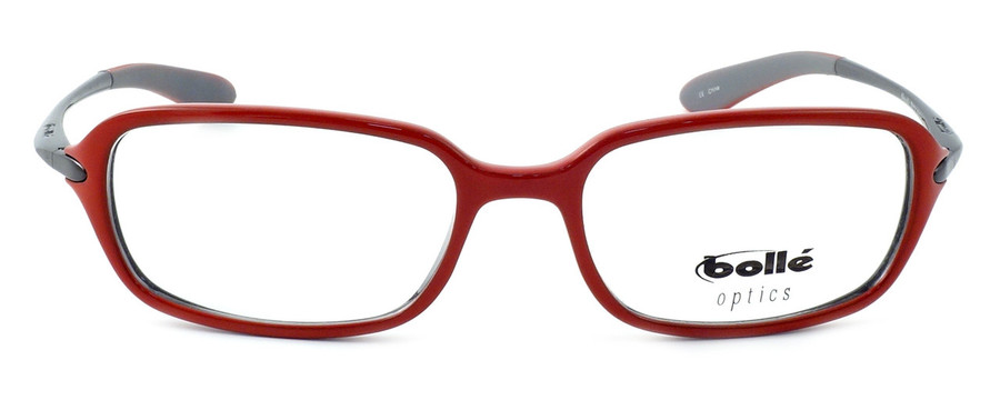 Bollé Neuilly Designer Eyeglasses in Opaque Red w/ Dark Gun :: Custom Left & Right Lens