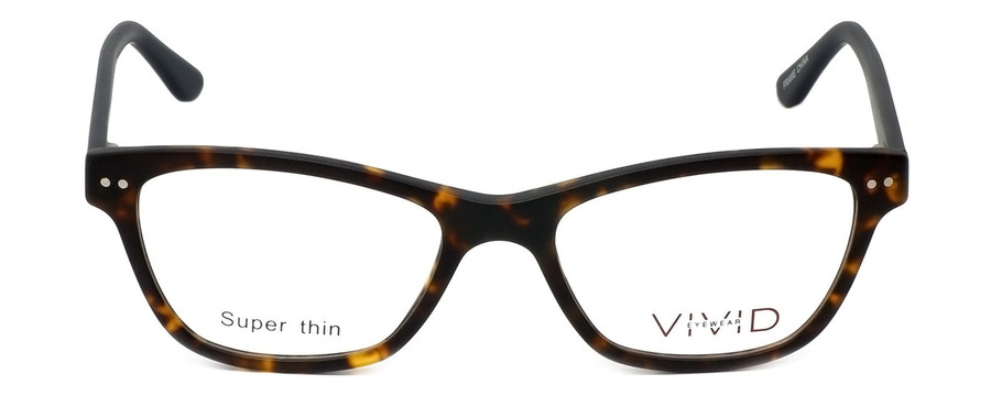 Calabria Viv Designer Eyeglasses 867 in Matte-Demi-Black :: Custom Left & Right Lens