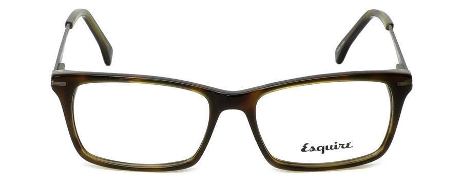 Esquire Designer Eyeglasses EB1500 in Olive-Tortoise 53mm :: Custom Left & Right Lens