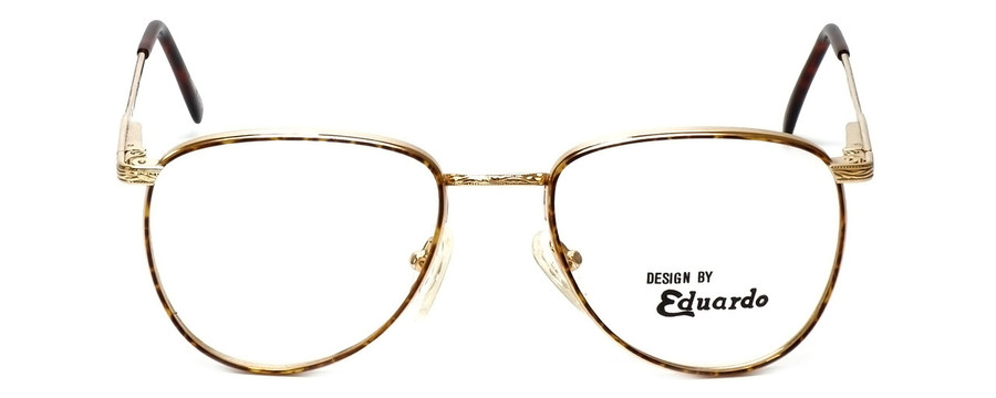 Regency Designer Eyeglasses Dover in Gold-Amber 52mm :: Custom Left & Right Lens