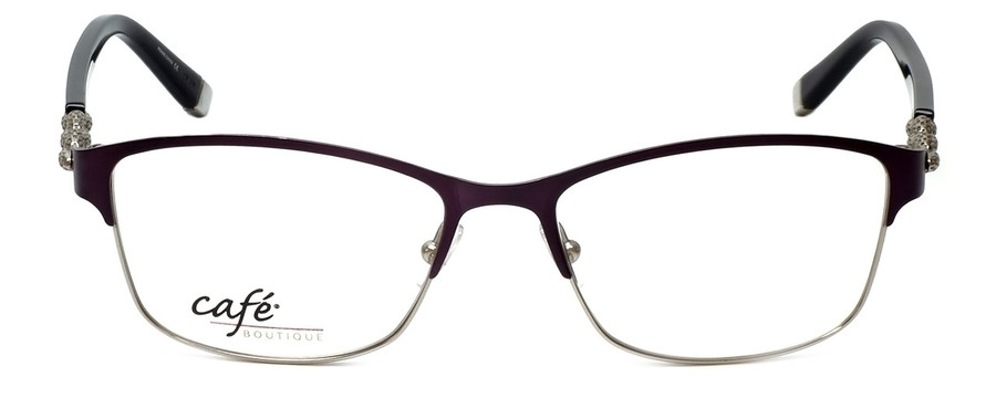 Silver Dollar Designer Eyeglasses CB1013 in Amethyst 52mm :: Custom Left & Right Lens
