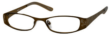 Seventeen Designer Eyeglasses 5335 in Brown :: Rx Single Vision