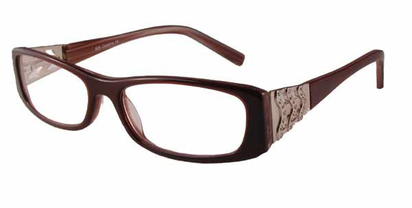 Calabria 825 Dazzles Crystals Eyeglasses in Tortoise :: Rx Single Vision