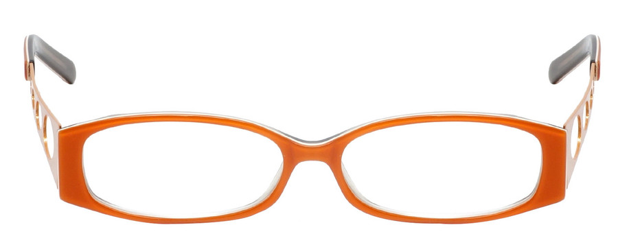 Calabria Designer Eyeglasses 808 Tangerine :: Progressive