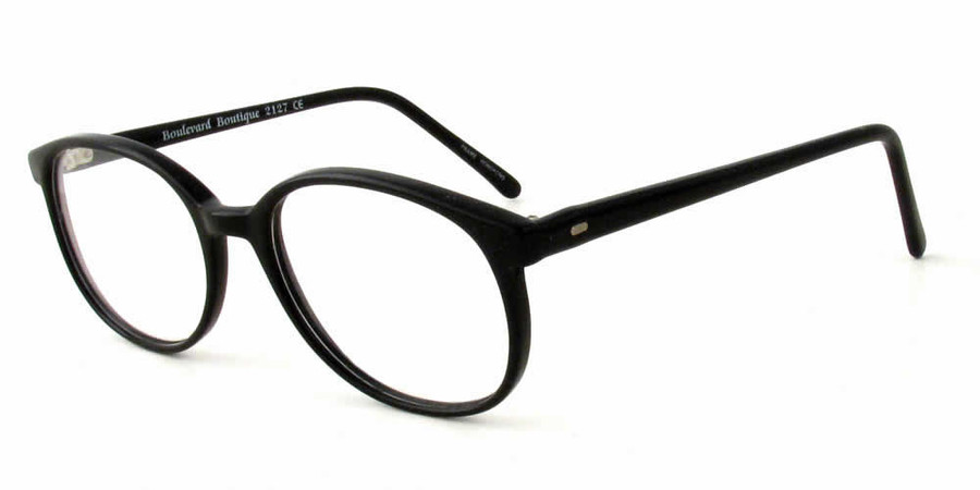 Boulevard Boutique Designer Eyeglasses 2127 in Black :: Rx Bi-Focal
