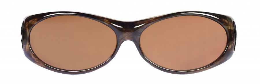 Jonathan Paul Polarized Fitover Sunglasses SMALL Aurora Brown-Marble&Amber AR008A