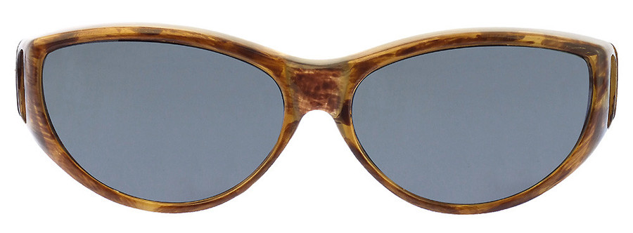 Jonathan Paul Fitovers Eyewear Medium Ikara in Tiger-Eye Gray IK003 Marble Brown