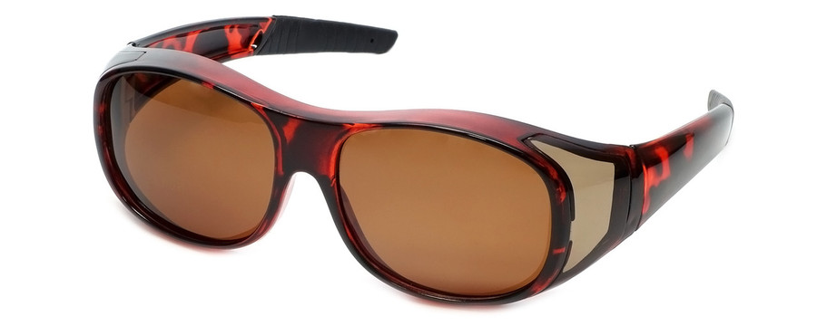 Calabria 7659 Polarized FitOver Sunglasses Medium Size 6 COLOR OPTIONS 5.25"x1.6