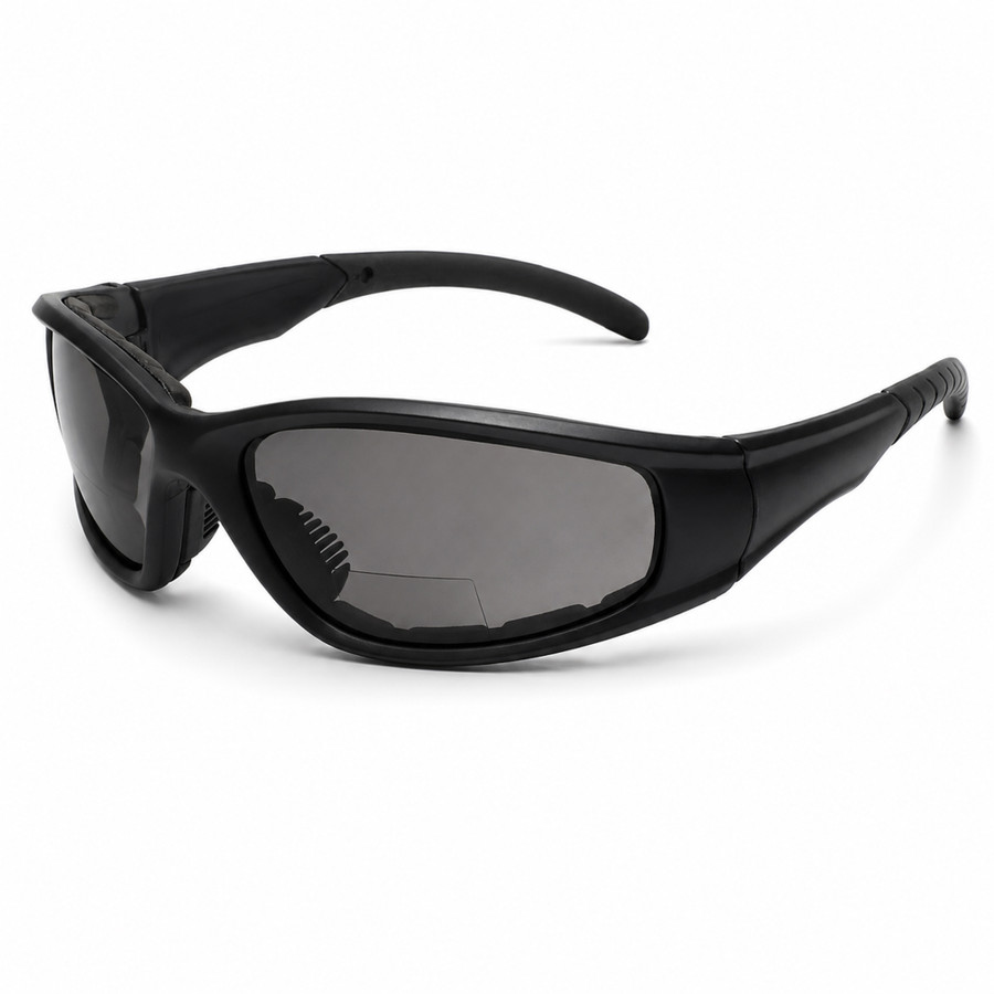 Calabria 23BF Bi-Focal Safety Glasses UV Protection Smoke Z87. Rate ShatterProof