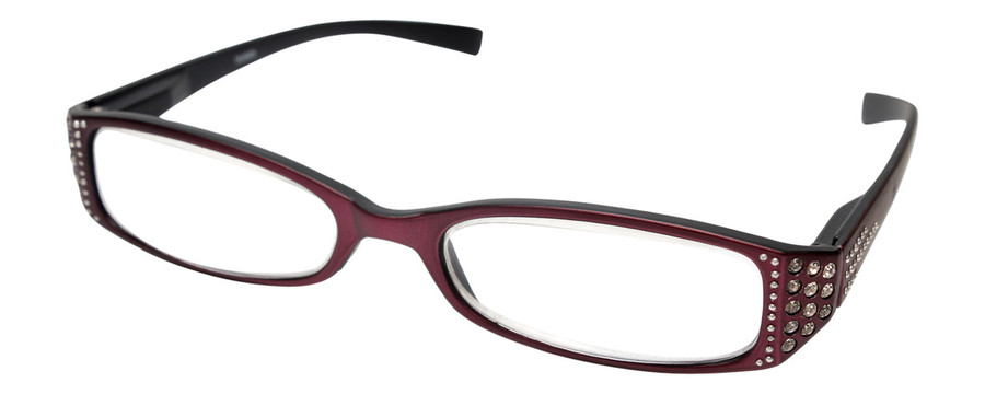Calabria 834 Designer Reading Glasses w/Ostrich Case in 99 Color&Power Options