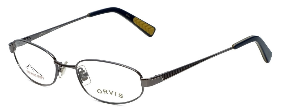 Orvis Designer Eyeglasses Compass in Gunmetal 49mm :: Rx Single Vision