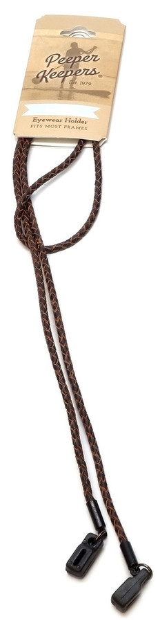 Peeper Keeper New Braided Leather Eyeglass Retainer Cord Cable Lanyard Necklace