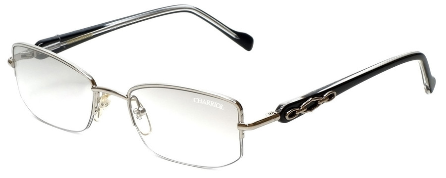 Charriol Designer Reading Glasses PC7230-C5 in Black Silver 51mm