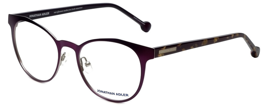 Jonathan Adler Designer Eyeglasses JA105-Purple in Purple 51mm :: Custom Left & Right Lens
