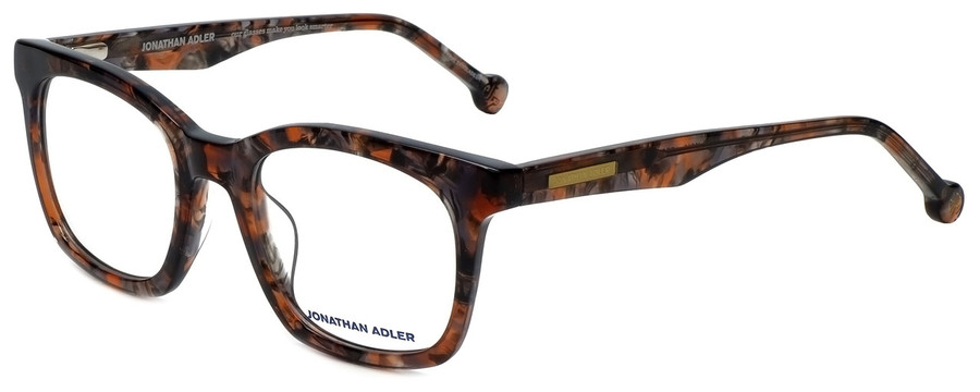 Jonathan Adler Designer Reading Glasses JA312 in Brown Marble 49 mm CHOOSE POWER