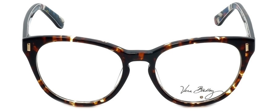 Vera Bradley Designer Reading Glasses Adel-AVT-52mm African Violet Tortoise Gold