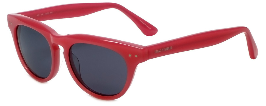 Isaac Mizrahi Authentic Designer Sunglasses IM7-78-47 mm Crystal Pink Grey Lens