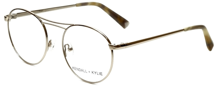 Kendall + Kylie Designer Reading Glasses Nikki KKO131-718 in Light Gold 50mm