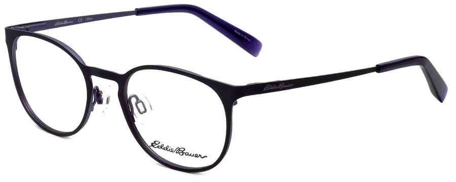 Eddie Bauer Designer Eyeglasses EB32205-PU in Purple 49mm :: Custom Left & Right Lens