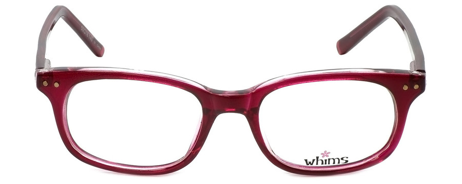 Whims Designer Eyeglasses TR5885AK in Berry 50mm :: Custom Left & Right Lens