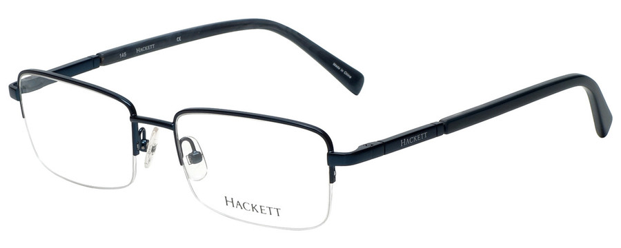 Hackett Designer Eyeglasses HEK1107-601 in Matte Blue 54mm :: Custom Left & Right Lens