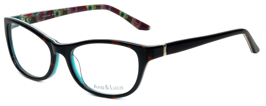 Ana & Luca Designer Reading Glasses Silvia in Tortoise with Blue Light Filter +