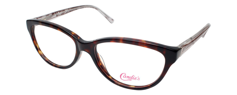 Candies Designer Reading Glasses Coral-TO in Tortoise 53 mm