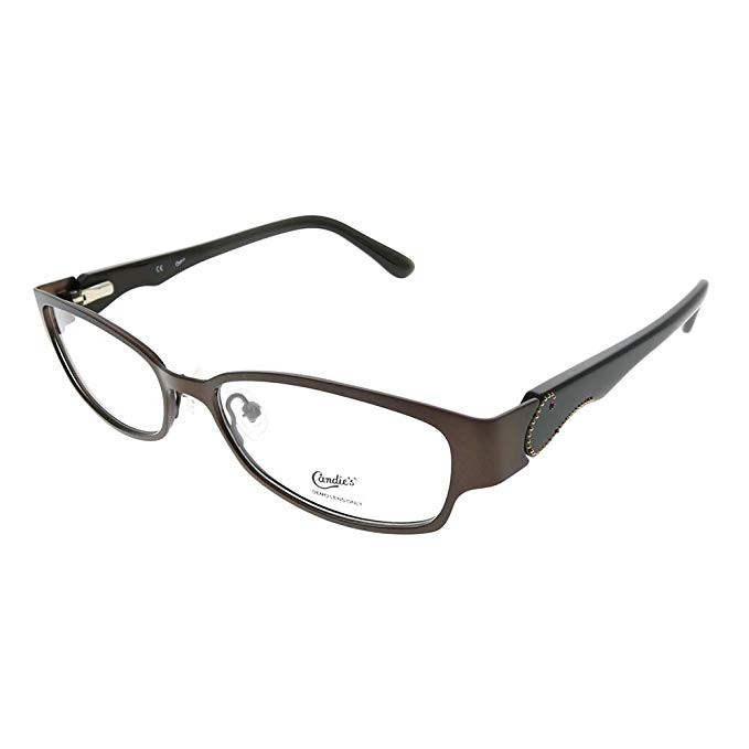 Candie's Designer Reading Glasses Skye-MBRN in Matte Brown 52 mm