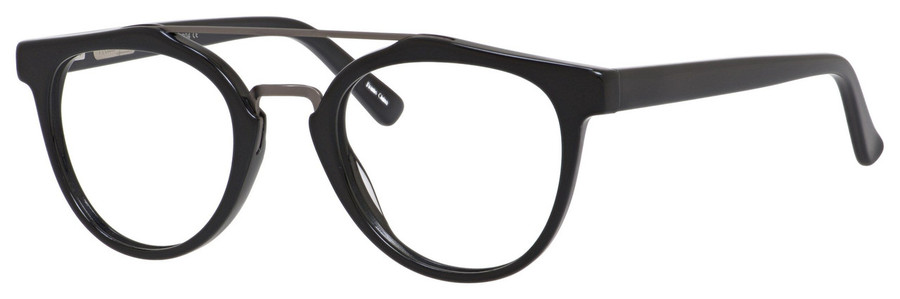Ernest Hemingway Designer Reading Glasses H4804-BLK-47 mm Black Silver Gun Metal