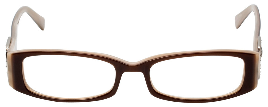 Calabria Designer Eyeglasses 814 Nutmeg w/ Blue Light Filter + A/R Lenses
