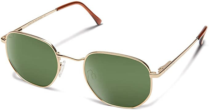 Suncloud Del Ray Polarized Sunglasses by Smith Hexagon Metal Pilot in 4 OPTION