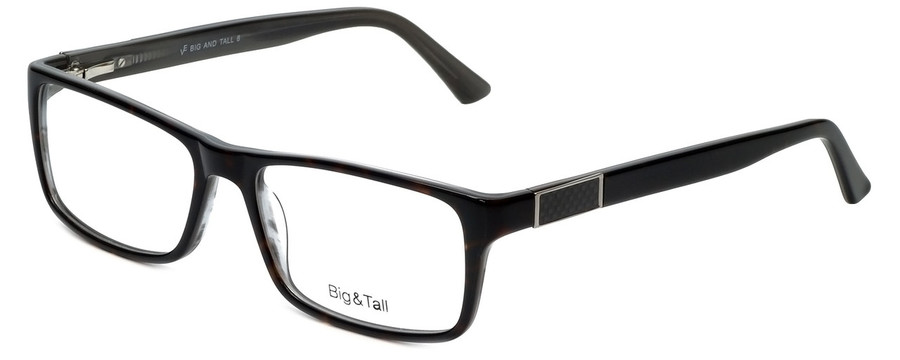 Big and Tall Designer Blue Light Blocking Reading Glasses Style 8-Demi-Grey 59mm