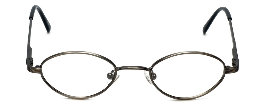 Flex Collection Designer Blue Light Block Reading Glasses FL-66 Ant-Pewter 44mm