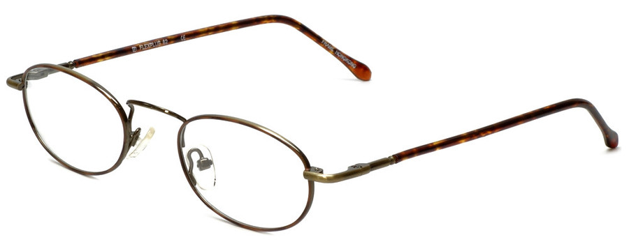 Calabria FlexPlus 62 Ant Gold Amber Designer Blue Light Blocking Reading Glasses