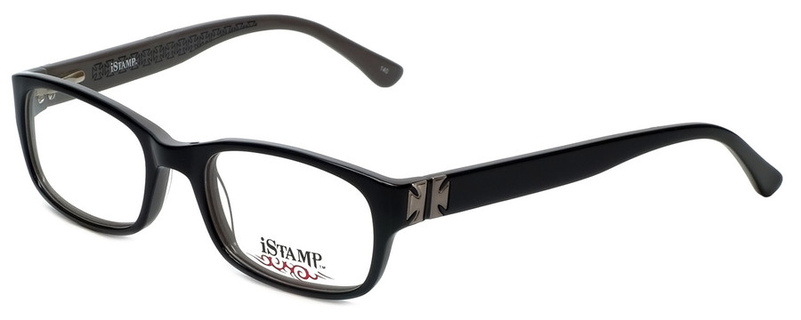 iStamp Designer Blue Light Block Reading Glasses XP613Z-021 Black 50mm 20 Powers