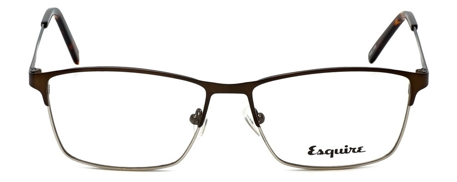 Esquire Progressive Lens Blue Light Reading Glasses EQ1522 Brown 55mm 4 Powers