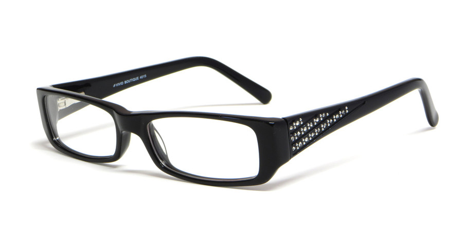 Calabria Viv Designer Progressive Blue Light Glasses 4015 Black 51mm 4 Powers