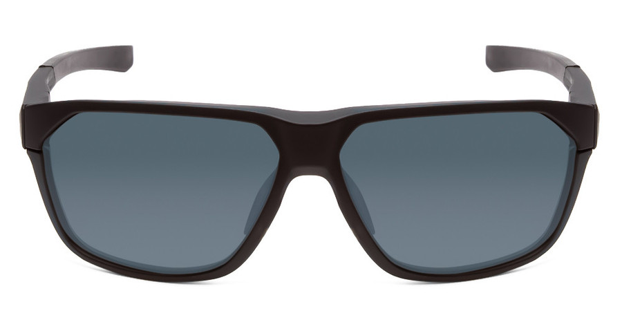 Front View of Smith Optics Leadout Unisex Designer Sunglasses Matte Black/ChromaPop Black 63mm