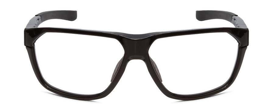 Front View of Smith Leadout PivLock Unisex Sunglasses in Black/Photochromic Clear to Gray 63mm