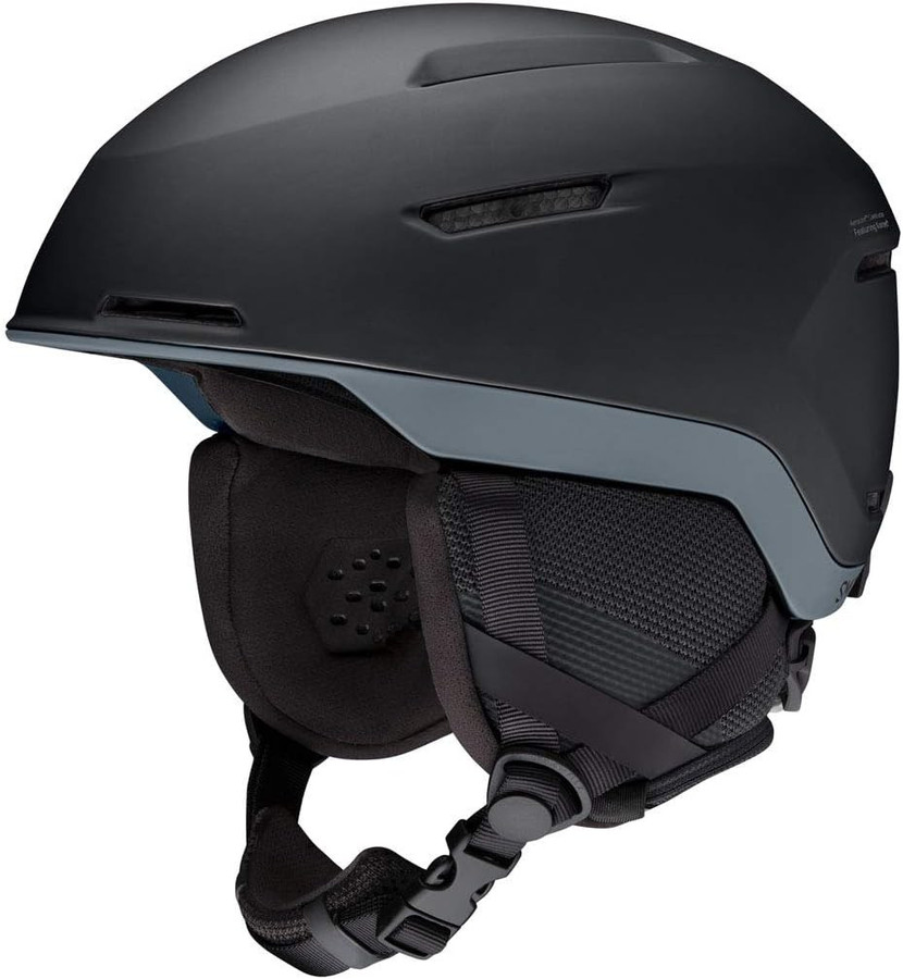 Primary image of Smith Optics Altus Unisex Snow Helmet - Matte Black/Charcoal, Small