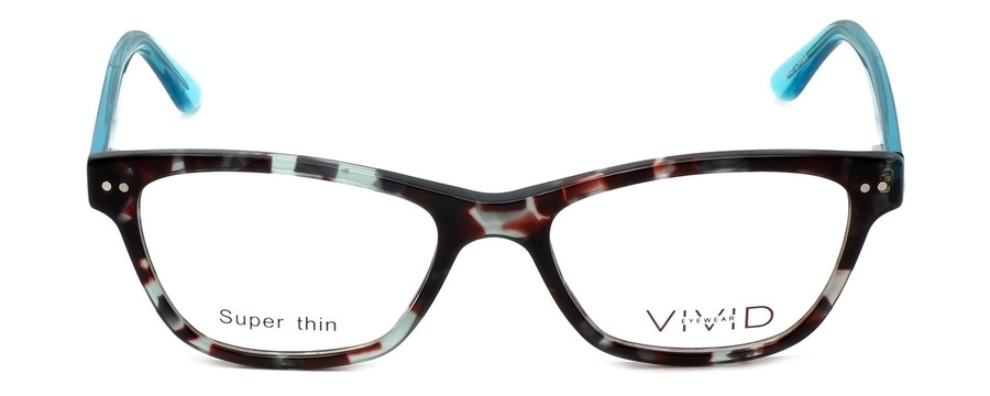 Calabria Viv Designer Eyeglasses 867 in Demi-Blue