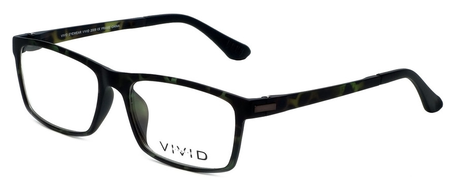 Calabria Viv Designer Eyeglasses 2009 in Green-Tortoise 54mm