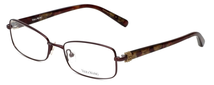 Vera Wang Designer Eyeglasses V336 in Burgundy 52mm