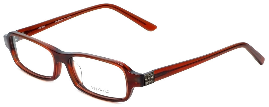 Vera Wang Designer Eyeglasses V147 in Burgundy 52mm