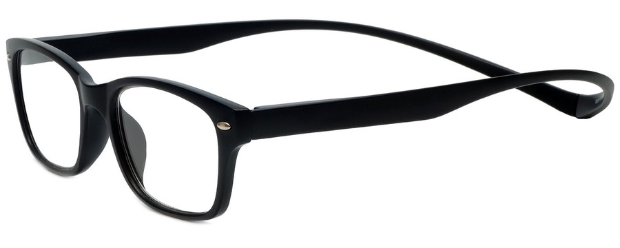 Magz Designer Eyeglasses Greenwich in Black 50mm