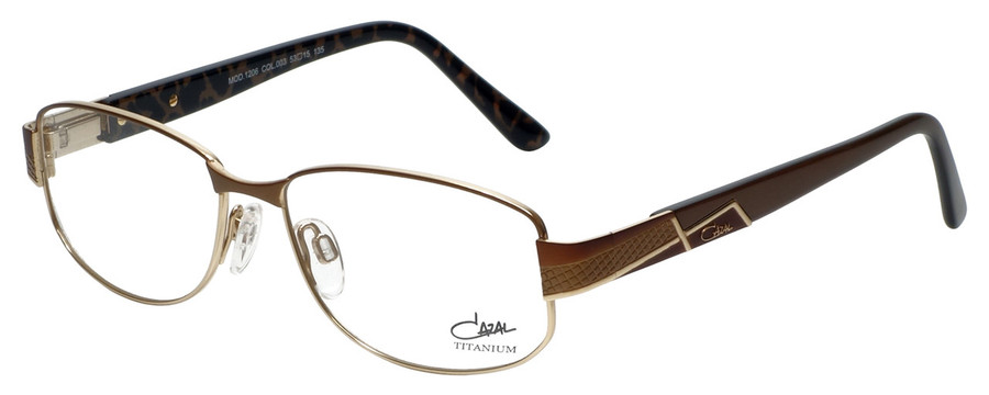 Cazal Designer Eyeglasses Cazal-1206-003 in Brown 53mm