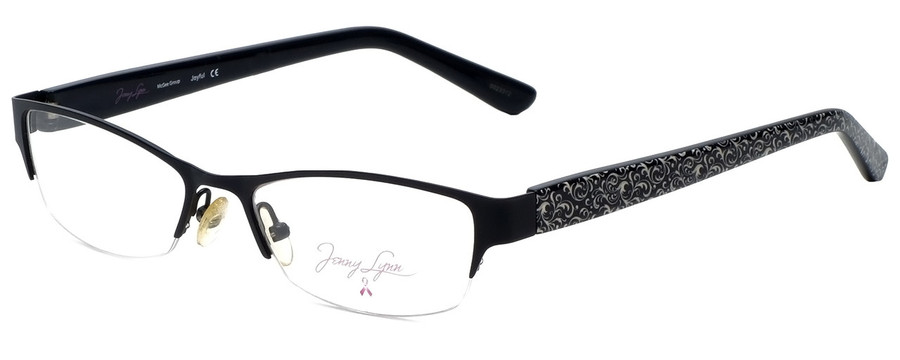 Jenny Lynn Designer Eyeglasses Joyful-BLK in Black 52mm